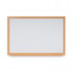 Earth Prime Magnetic Whiteboard 90x60cm Enamel Surf Oak MDF Frame CE06202318 BQ63113