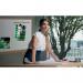 Earth Prime Magnetic Whiteboard 90x60cm Enamel Surf Oak MDF Frame CE06202318 BQ63113