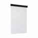 Flipchart Pad Clamp Black 650x55cm