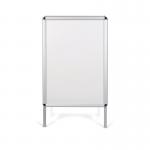 The Bi-Office Display Systems A-Frame Info Board is a versatile and durable tool for showcasing notices or promotions. The sleek design and A1 size make it perfect for any space. The black frame and whiteboard surface create a professional look.