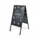 Bi-Office A-Frame Chalkboard 600x1200mm Black DKT30404042 BQ76042