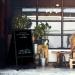 Bi-Office A-Frame Chalkboard 600x1200mm Black DKT30404042 BQ76042