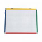 Bi-Office Schoolmate Desktop Magnetic Easel Lacquered Steel 60x45cm DKT10201011 BQ76211