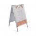 Bi-Office A- Frame Poster Display Freestanding Aluminium Frame A0 DKT70303032 BQ76303