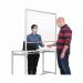 Bi-Office Standing Desk Fixed 4mm 1200x720mm SUP3603 BQ81020