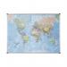 Bi-Office Maya Magnetic World Map Board 120x90cm MAP0100802 BQ81080