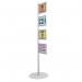 Bi-Office Snap Display Post Aluminium Structure A4 (Pack of 4) SUP3310 BQ86000