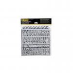 Bi-Office Changeable Letter Boards Characters 19mm Silver (Pack of 235) CAR0102 BQ86102