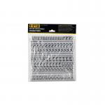 Bi-Office Changeable Letter Boards Characters 19mm Silver (Pack of 264) CAR0402 BQ86402