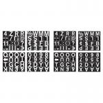 Bi-Office Magnetic Changeable Characters Numbers 19mm (Pack of 144) CAR0802 BQ86802