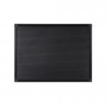 Bi-Office Maya Landscape Letterboard Black Aluminium Frame 60x45cm LET0201185 BQ87285