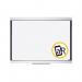 Bi-Office Expression Whiteboard Magnetic Ceramic Surface Aluminium Frame 120x90cm EXP050301 BQ95531