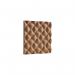 ARCHYI Frameless Ripple Cork Tile 200x200mm (Pack of 12) WT0529033 BQ98023