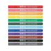 Berol Colour Broad Pen Water Based Ink Assorted (Pack of 12) S0672840 BR00008