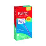 Berol Colour Broad Pen Water Based Ink Assorted (Pack of 12) S0672840 BR00008