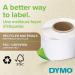 Dymo Labelwriter Receipt Paper Roll 57mmx91m Black on White 2191636 BR06367