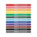 Berol Colour Broad Pen Water Based Ink Assorted (Pack of 42) S0375970 BR30073