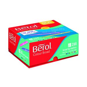 Berol Colour Broad Class Pack Assorted Pack of 288 2057598 BR31760