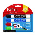 Berol Drywipe Marker Standard Assorted (Pack of 48) 1984864 BR84863