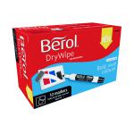 Berol Drywipe Marker Bullet Tip Black (Pack of 12) 1984866 BR84866