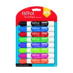 Berol Drywipe Marker Chisel Tip Assorted (Pack of 8) 1984884 BR84884
