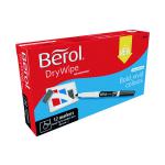Berol Drywipe Pen Broad Black (Pack of 12) 1984894 BR84894