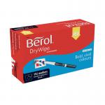 Berol Drywipe Pen Broad Black (192 Pack) 1984897 BR84897