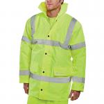 Beeswift Constructor High Visibility Jacket Saturn Yellow S BRG10001