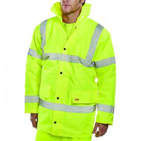 Beeswift Constructor High Visibility Jacket Saturn Yellow S BRG10001