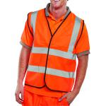 Hi Visibility Vest EN ISO20471 Orange Large WCENGORL BRG10008