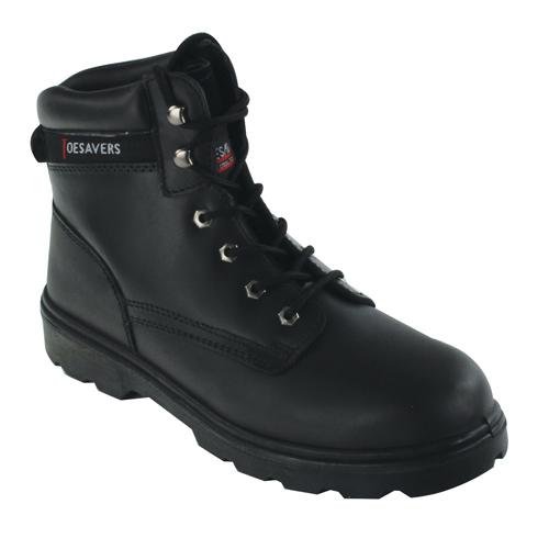 Briggs Toesavers S3 Black Leather Safety | BRG10529 | Safety Boots