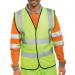 Beeswift High Visibility Waistcoat Full App G Saturn Yellow Large BRG12639