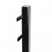 Evec Mounting Post for 1x Wall Mount Charger Steel Black SCP01 BRI77303