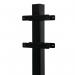 Evec Mounting Post for 2x Wall Mount Charger Steel Black DCP01 BRI77304