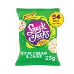 Snack a Jacks Sour Cream and Chive Rice Cakes 23g (Pack of 24) 300002522 BRK11187