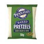 Penn State Sour Cream and Chive Pretzels 30g (Pack of 33) 701106 BRK11623