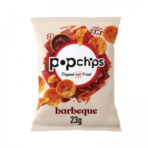 Popchips Barbeque Crisps 23g Pack of 24 701429 BRK30221