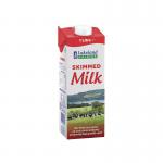 Lakeland Skimmed Long Life Milk 1 Litre (Pack of 12) 123028 BRK61060