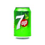 7-Up Lemon and Lime Carbonated Canned Soft Drink 330ml (Pack of 24) 402010 BRT00109