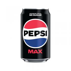 Pepsi Max Cola 330ml Cans (24 Pack) 402005 BRT10333