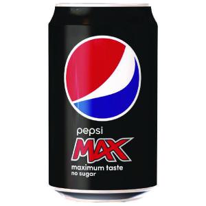 Pepsi Max Cola 330ml Cans Pack of 24 402005 BRT10333