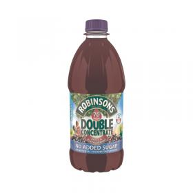 Robinsons NAS Double Concentrate Apple and Blackcurrant 1.75L (Pack of 2) 402047 BRT14656