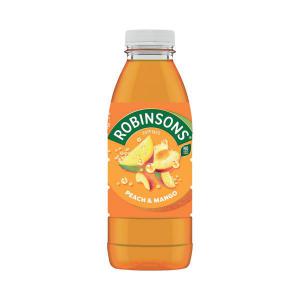 Robinsons Ready To Drink Peach Mango Squash 500ml Pack of 12 250785