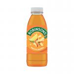 Robinsons Ready To Drink Peach Mango Squash 500ml (Pack of 12) 250785 BRT23358