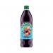 This picture features a 1 litre bottle of Robinsons AppleBlackcurrant Squash, with the iconic Robinsons Soft Drinks label. The label shows the name of the product, the flavor, and proudly claims No Added Sugar. The bottle itself is clear, showcasing the vibrant red liquid inside. A refreshing and delicious drink option.
