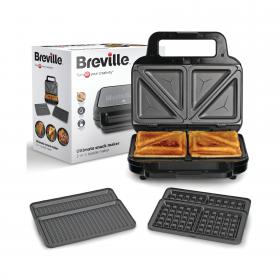 Breville 3in1 Ult Snack Maker Black