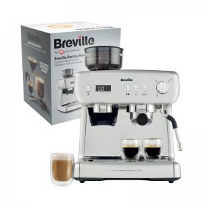 Breville Barista Max Bean To Cup Coffee Machine Silver VCF153 BRV71345