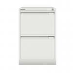 Bisley Premium Filer - 2 Drawer Foolscap Filing Cabinet in Chalk 1623-ab9