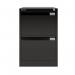 Bisley Premium Filer - 2 Drawer Foolscap Filing Cabinet in Black 1623-av1