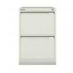 Bisley Premium Filer - 2 Drawer Foolscap Filing Cabinet Goose in Grey 1623-av4